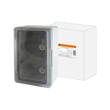 Бокс пластиковый ЩМП-0-5, прозрачная крышка ABS, IP65, -45 до +75 С, навесной, (500x400x240) | SQ0933-0205 | TDM