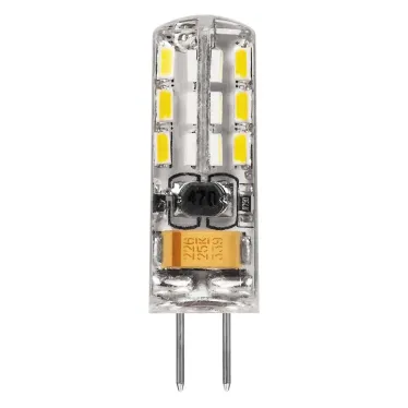 Лампа светодиодная LED 2вт 12в G4 теплый капсульная