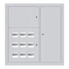 Щит этажный 9 кв. 3 окна в ряд по гориз. (1000х950х150) PROXIMA EKF