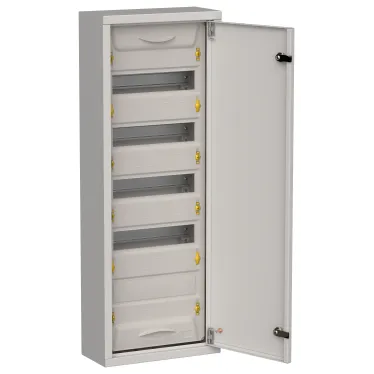 TITAN 5 Корпус металлический ЩРн-60 (1х60) 835х310х140мм IP31 серый (одна дверь) IEK