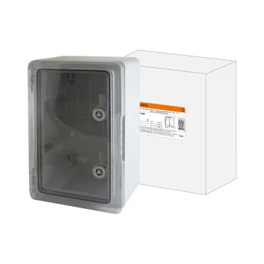 Бокс пластиковый ЩМП-0-8, прозрачная крышка ABS, IP65, -45 до +75 С, навесной, (700x500x250) | SQ0933-0208 | TDM