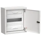 TITAN 5 Корпус металлический ЩРн-12 (1х12) 335х310х140мм IP31 белый (одна дверь) IEK