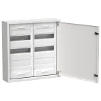 TITAN 5 Корпус металлический ЩРн-72 (2х36) 585х570х140мм IP31 белый (одна дверь) IEK