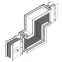 Секция Z вверх 2500А Cu 3L+N+PER IP55 тран. IEK | LB-2500C4-35-F-ZU | IEK