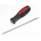 Отвертка Anti-Slip комбинированная SL6,0 / PH2, CrV, 2к рукоятка