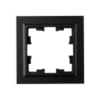 BRITE Рамка 1 пост IP44 РУ-1-БрЧ-44 черный