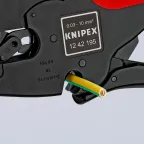Стриппер автоматический MulTiSTrip 10 зачистка 003-10мм (AWG 32-7) рез кабеля одножильные 6мм многожильные 10мм L-195мм рукоятки с зоной мягкого пластика для надежного хвата