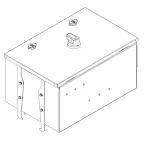Кор. отб. мощн. Plug-in без а/в 100А Cu 3L+N+PER IP55 IEK | LB-100C4-35-PB-KOM-Y0 | IEK