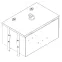 Кор. отб. мощн. Plug-in без а/в 160А Cu 3L+N+PER IP55 IEK | LB-160C4-35-PB-KOM-Y0 | IEK