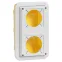 Коробка для скрытого монтажа - P17 Tempra Pro - IP 55 - для 2 встраиваемых розеток 16 А | 057721 | Legrand