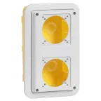                  Коробка для скрытого монтажа - P17 Tempra Pro - IP 55 - для 2 встраиваемых розеток 16 А | 057721 | Legrand
               