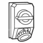                  Розетка переносная IP67 2К+З 230v 16А Hypra
               