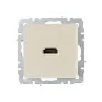 BRITE Розетка HDMI РHDMI-0-БрКр бежевый
