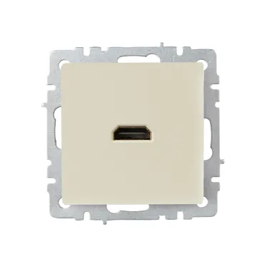 BRITE Розетка HDMI РHDMI-0-БрКр бежевый