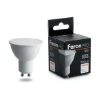                  Лампа светодиодная LED 8вт 230в GU10 белый Feron.PRO
               
