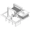 Секц. флан. прав. Тип2 1600А Al 3L+N+PER IP55 тран. IEK | LB-1600A4-35-F-FR2 | IEK