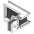 Секция Z лев. вниз 2500А Cu 3L+N+PER IP55 тран. IEK | LB-2500C4-35-F-ZLD | IEK