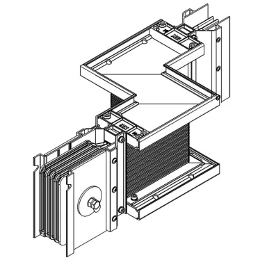 Секция Z лев. 630А Cu 3L+N+PER IP55 тран. IEK | LB-0630C4-35-F-ZL | IEK