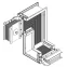 Секция Z вниз лев. 800А Al 3L+N+1/2PE IP55 тран. IEK | LB-0800A5-35-F-ZDL | IEK