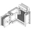 Секция Z прав. вверх 1600А Cu 3L+N+PER IP55 тран. IEK | LB-1600C4-35-F-ZRU | IEK