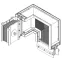 Секция Z прав. вниз 630А Al 3L+N+PER IP55 тран. IEK | LB-0630A4-35-F-ZRD | IEK