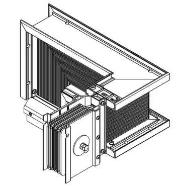 Секция Z лев. вниз 1600А Cu 3L+N+PER IP55 тран. IEK | LB-1600C4-35-F-ZLD | IEK