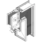 Секция Z вниз прав. 3200А Cu 3L+N+PER IP55 тран. IEK | LB-3200C4-35-F-ZDR | IEK