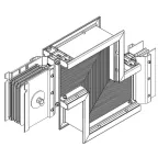 Секция Z вниз н/2 4000А Al 3L+N+1/2PE IP55 тран. IEK | LB-4000A5-35-F-ZDF | IEK