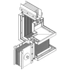 Секция Z лев. вверх 1600А Cu 3L+N+PER IP55 тран. IEK | LB-1600C4-35-F-ZLU | IEK