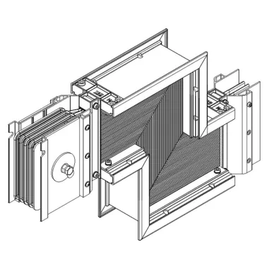 Секция Z вниз н/1 4000А Cu 3L+N+1/2PE IP55 тран. IEK | LB-4000C5-35-F-ZDE | IEK