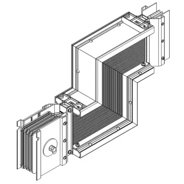 Секция Z вверх 1250А Al 3L+N+PER НК IP55 тран. IEK | LB-1250A4-25-F-ZU | IEK
