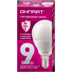                  Лампа светодиодная 9вт OLL-G45-9-230-4K-E14-FR PRO 90-240В ОНЛАЙТ
               