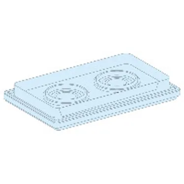 САЛЬНИК. ПАНЕЛЬ С 2 ОТВЕРСТИЯМИ ДИАМЕТРОМ 33 - 72 ММ, IP55 | 08899 | Schneider Electric