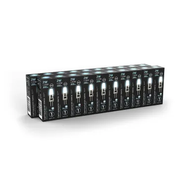 Лампа светодиодная LED 2 Вт 200 лм 4100К капсула нейтральный G4 AC 220В силиконовая Black Gauss