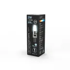 Лампа светодиодная LED 2 Вт 200 лм 4100К капсула нейтральный G4 AC 220В силиконовая Black Gauss