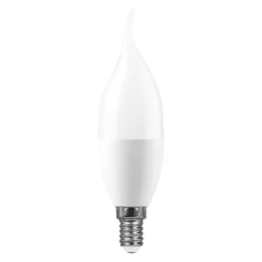 Лампа светодиодная LED 11вт Е14,дневной матовая свеча на ветру