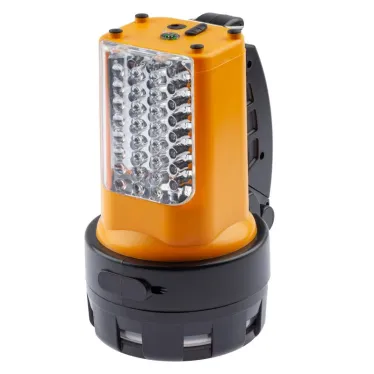 Фонарь прожекторный  PA-601  АЛЬФА 19xLED + 24xLED, литий 3Ач, ЗУ 220V+12V, карт] | Б0031036 | ЭРА