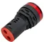 Лампа ad16-22ds led матрица d22 мм красный 24в ac/dc