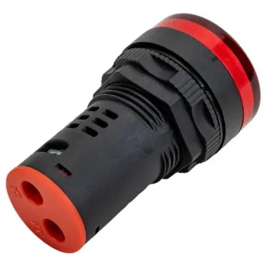 Лампа ad16-22ds led матрица d22 мм красный 24в ac/dc