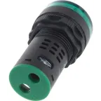 Лампа ad16-22ds led матрица d22 мм зеленый 220в ac