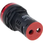 Лампа ad16-22ds led матрица d22 мм красный 220в ac