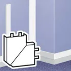 Угол плоский для короба 75*20 переменный DLPlus | 030303 | Legrand
