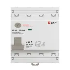 Выключатель дифференциального тока ВД-100N 4P 50А 30мА тип AC эл-мех 6кА PROXIMA EKF
