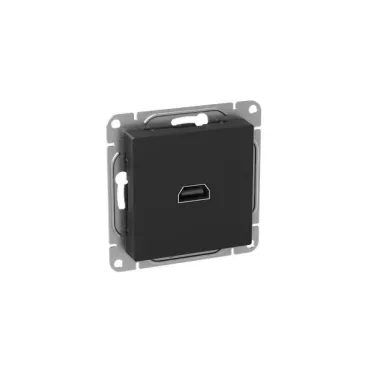 Эпика Механизм розетки HDMI черный EKF