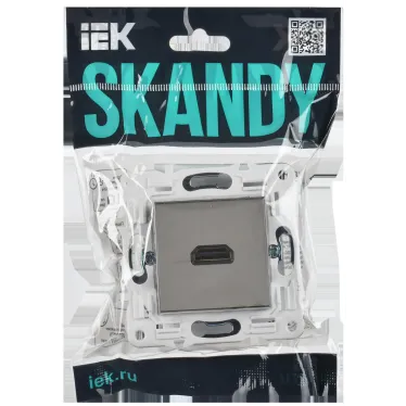 SKANDY Розетка HDMI SK-H01N никель IEK