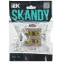 SKANDY Аудиорозетка 4-местная SK-A01N никель IEK