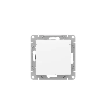 Эпика Механизм розетки 16А IP44 с заземлением со шторками c крышкой белый EKF