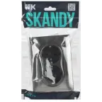 SKANDY Розетка 2-местная с заземлением с защитными шторками 16А в сборе SK-R07N никель IEK