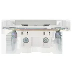 SKANDY Розетка без заземления с защитными шторками 10А SK-R01N никель IEK