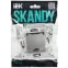 SKANDY Розетка 1-местная с заземлением с защитными шторками и крышкой 16А IP44 SK-R11N никель IEK